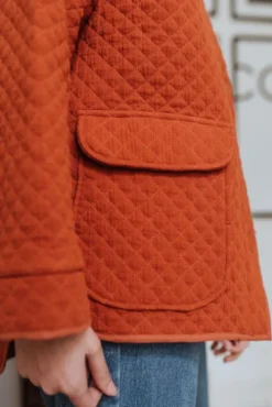 VESTE AMHET BRIQUE