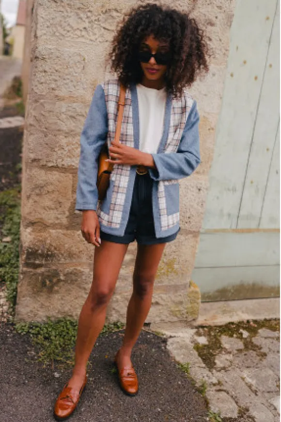 VESTE CHANDLER BLEU