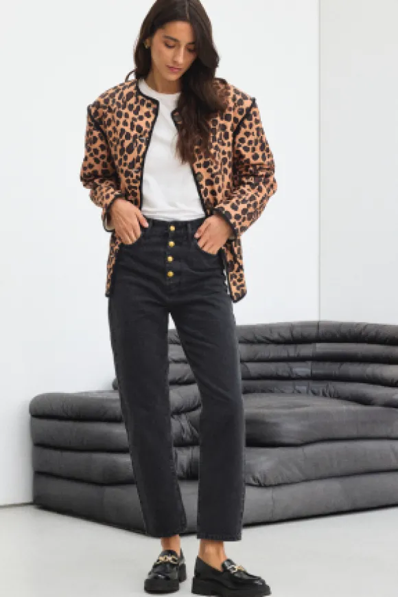 VESTE DESKIEL LÉOPARD