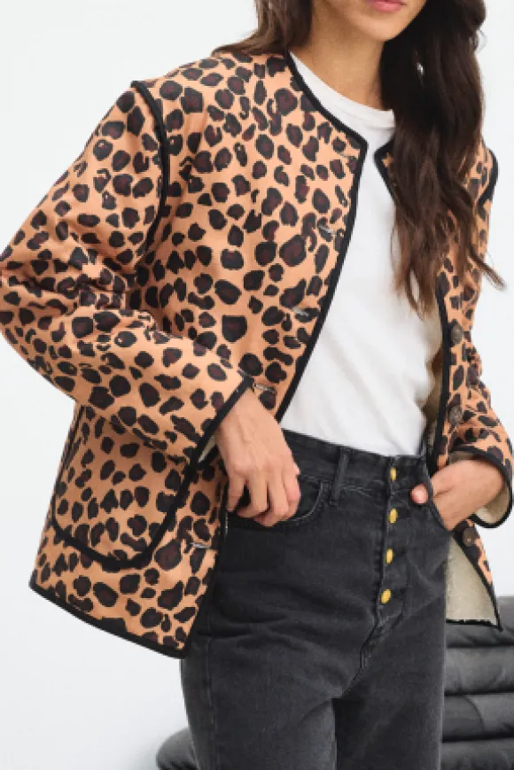 VESTE DESKIEL LÉOPARD