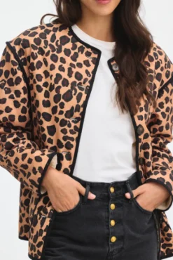 VESTE DESKIEL LÉOPARD
