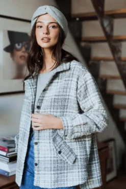 VESTE GINA CENDRÉ