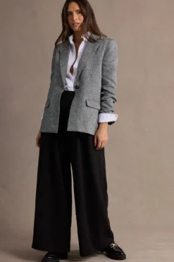 VESTE LUDY CHEVRON NOIR