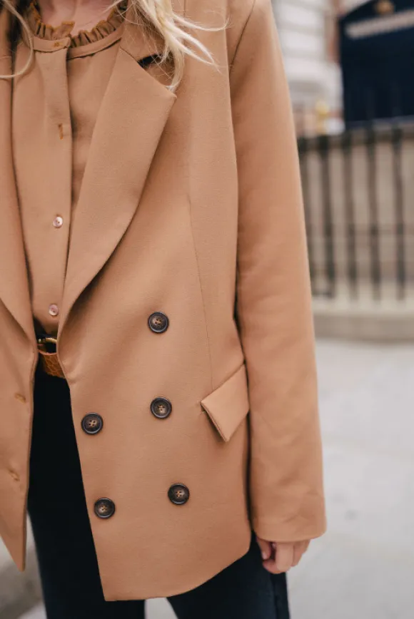 VESTE PADMÉ CAMEL
